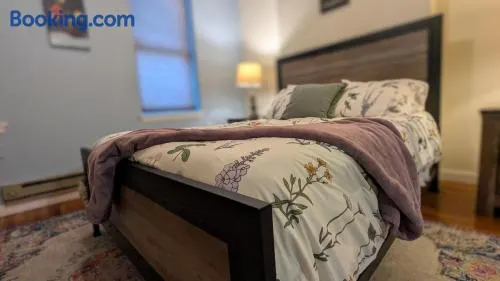 Relaxing Rustic Oasis, Unit A - 6 minute walk to Downtown! Pet-friendly & Cyclists Welcome! - Image 1
