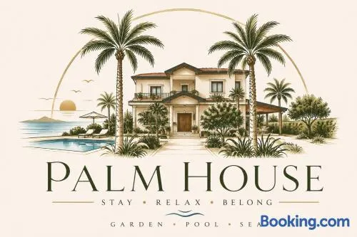 Palm House with private pool and garden - Image 1