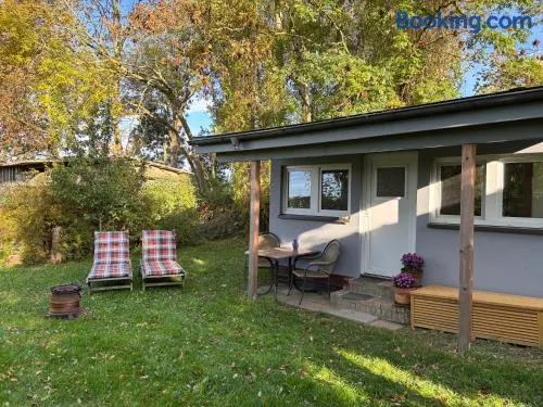 kleiner Holzbungalow Grundmann mit Naturgarten - Image 1