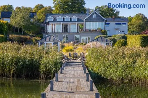 Architectural Waterfront Villa with Pool & Sauna - Image 1