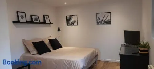 Studio avec jardin et stationnement gratuit à Rouen - Image 1