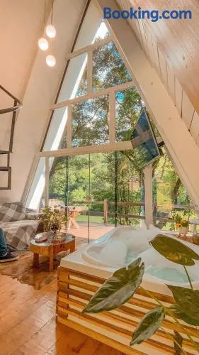 Chalé A-Frame as Margens do Rio Marrecas - Image 1