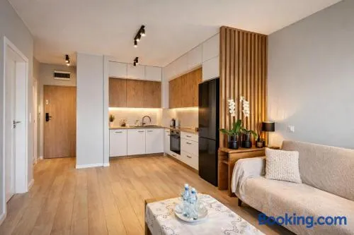 Elegant 1-Bedroom Flat With Balcony Near Wrocław - Image 1