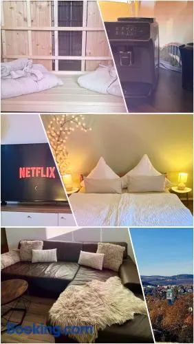 Ferienwohnung Miri mit Infrarotsauna Netflix Wlan Parkplatz - Image 1