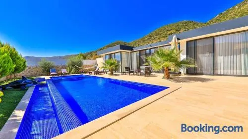 Sarıbelen 2 bedroom secluded villa with private pool hot tub - Image 1