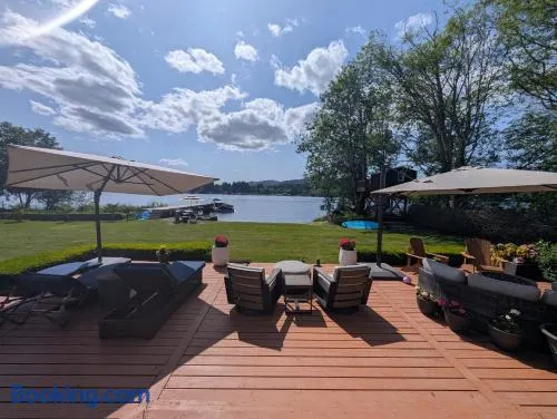 Sandy Shores Black Lake Estate, Hot Tub, Dock, Paddleboard, Treehouse & More! - Image 1