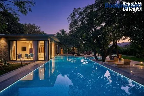 StayVista at Hermes Cove with Pool, Lawn - Image 1