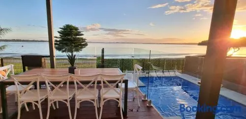 Waterfront Sunset Getaway Pool - Image 1