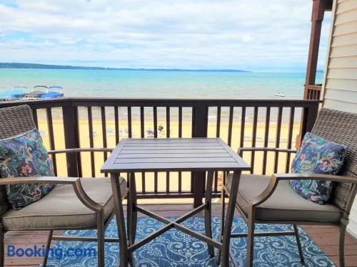 Beachside 213 with Pool Hot Tub and Private Deck overlooking East Bay - Image 1