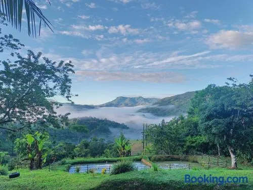 Cabanas ecologicas con vista espectacular y cascada privada - Finca Qawana Ecolodge en San Carlos - Image 1