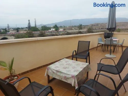 Ático Alborania I con gran terraza, aparcamiento, vistas al valle, entre el mar y el desierto - Image 1