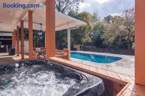 Pool and Hot Tub Oasis with Coastal Vibes Near AU - Image 1
