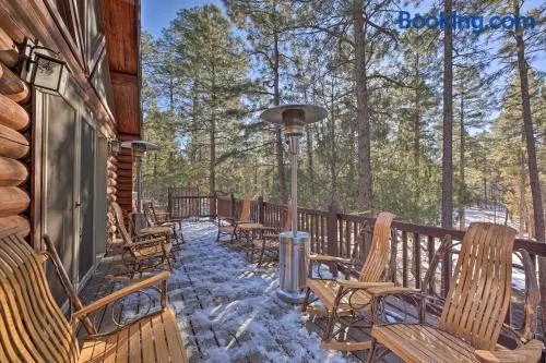 Deck + Grill: Rustic-Mod Show Low Cabin - Image 1