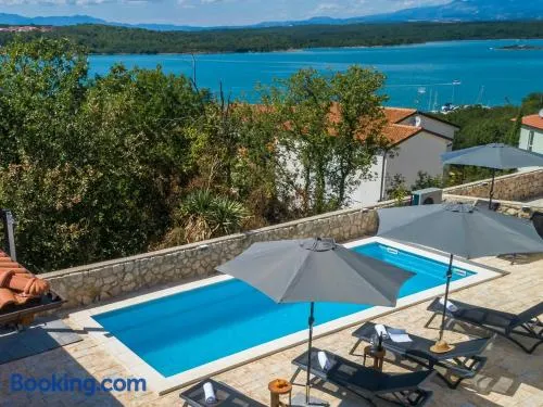 Villa CAPRI with heated pool and sea view on Krk island - Image 1