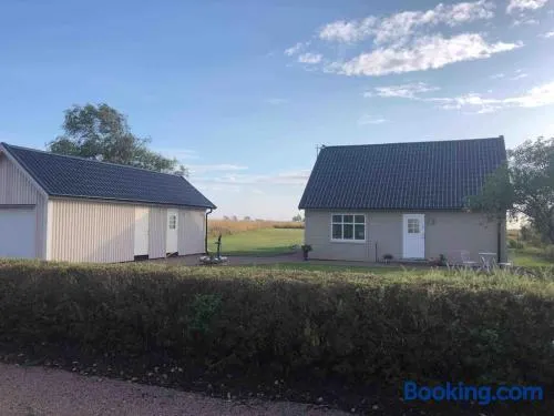 Modern house, views over the fields 5 min to beach - Image 1