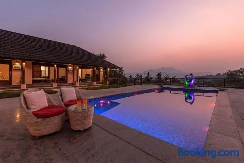 StayVista's Bali Villa at Vyoman - 4BHK with Sports Turf & Private Pool - Image 1