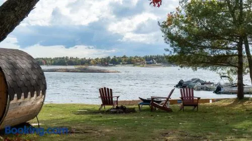 Lakefront Sand Bay Resort with Private Beach and BBQ - Image 1