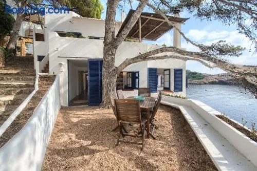 3 bedroom in first sea line in Sa Tuna Begur H02 - Image 1