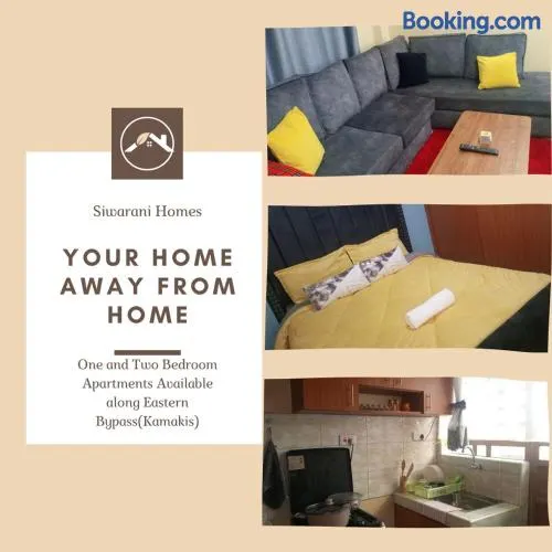 Two bedroom along Eastern Bypass Kamakis Ruiru behind Naivas after Greenspot Gardens ZERO SEVEN TWO SEVEN SIX SIX TWO TWO FIVE EIGHT Get a Free Bottle of Wine for Stays 5nights Plus - Image 1