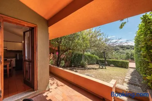 Villa avec terrasse, barbecue et jardin | Vue jardin - Image 1