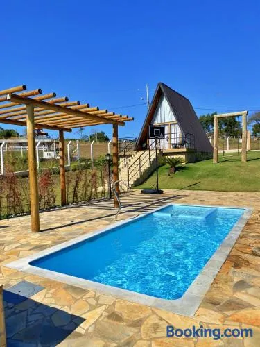 Cabana Completa Jacuzzi, Piscina, Área Gourmet em Porangaba - Image 1