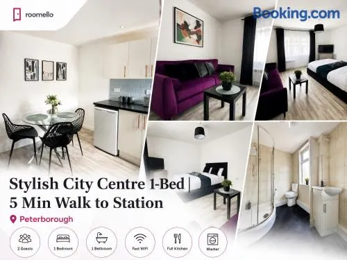 Stylish City Centre 1-Bed 5 Min Walk to Station - Image 1