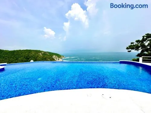 Bungalow frente a la playa estrene alberca nueva con increíble vista infinita al mar, 8 hermosas playas cercanas, terraza con cama de playa, espectacular vista al inmenso océano pacífico, 2 kayack disponibles, nómadas digitales Starlink WiFi 224 mbps - Image 1
