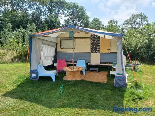 Retro caravan het Uiltje nabij het Sneekermeer - Image 1