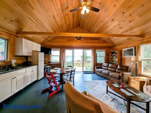 Cabin and Canvas Lakefront Retreat family beach 1dog fire pit - Image 1