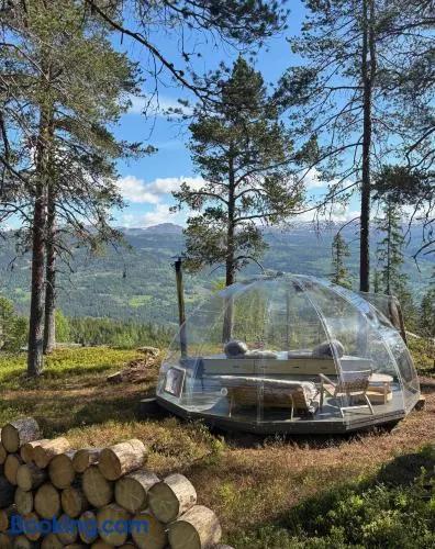 Glass-igloo with spectacular views of majestic mountains - Image 1