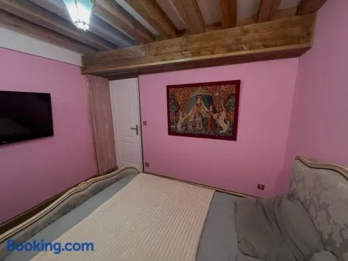 Bedroom, bathroom and enclosed courtyard - Image 1