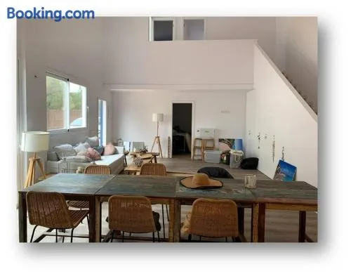 Gorgeous Beach Villla with AC pool, 300m2 from Playa Mitjorn and pool - Image 1