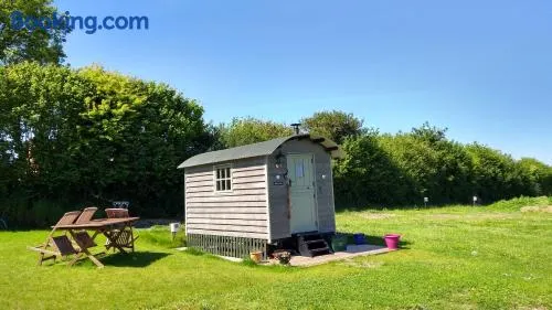 Shepherd's Lodge - Shepherd's Hut with Devon Views for up to Two People and One Smaller Dog - Image 1