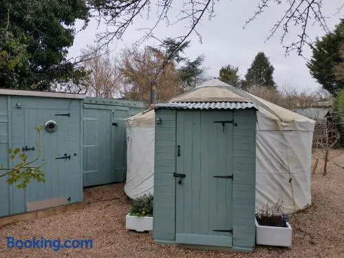 South Wales Yurt-Cosy, log burner & private garden - Image 1