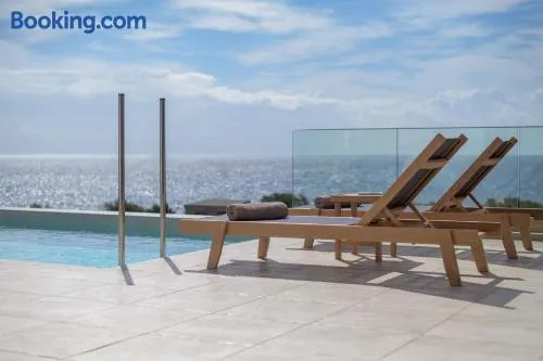 Windless SeaView Villa, with Pool & Hot Tub, By ThinkVilla - Image 1