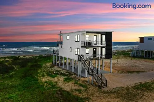 Surfside Beachfront Retreat - 4 Private Decks with Ocean Views - 5BR - Image 1