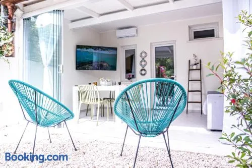 Casa Gemelli - Steps to Su Giudeu Beach - Private garden & AC, Chia - Image 1