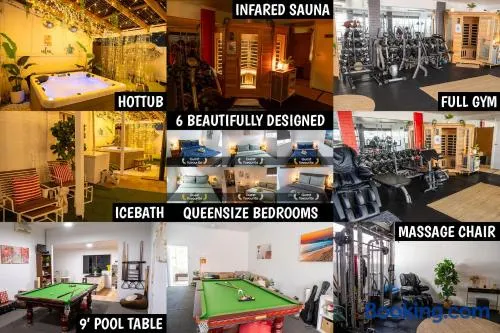Hot Tub, Ice Bath, Gym, Sauna, Pool Table Coorparoo Haven - Image 1