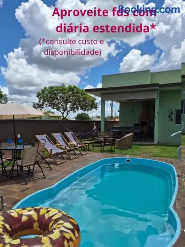 Refugio 4 suites com ar condicionado e piscina - Image 1