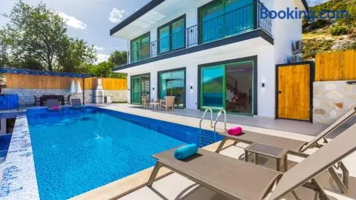 Sarıbelen 2 bedroom secluded villa with private pool hot tub - Image 1
