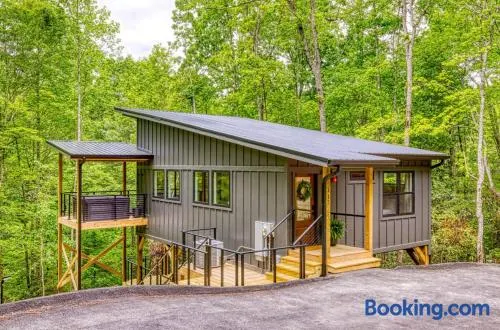 Peaceful Smoky Treehouse| Hot Tub • Hammock • Deck - Image 1