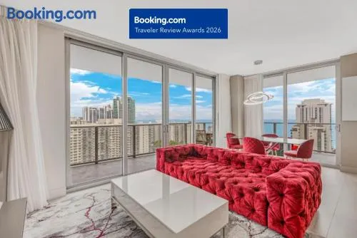 25 min to FIFA! Hyde Beach House Resort - 2BD-2BA Ocean View Luxury Resort - 5 MIN FROM BEACH - 6 GUESTS - Image 1