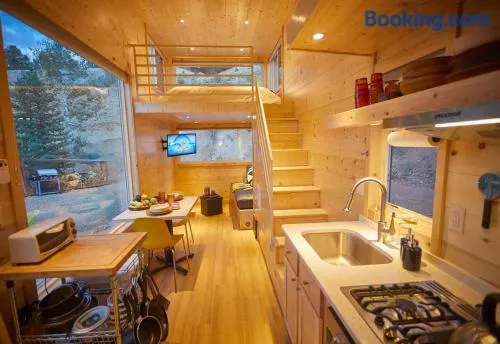 Bougie TinyHome w View & Hot Tub near Hot Springs - Image 1