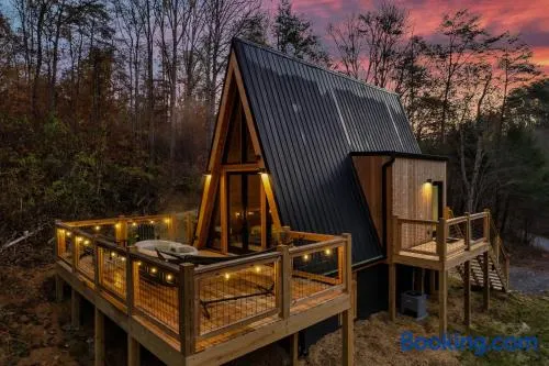An Escape to the Forest, A Smoky Mountain A-Frame Cabin, Couple's Romantic Get-away! - Image 1