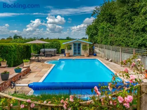 The Owl House with swimming pool and private hot tub - Image 1