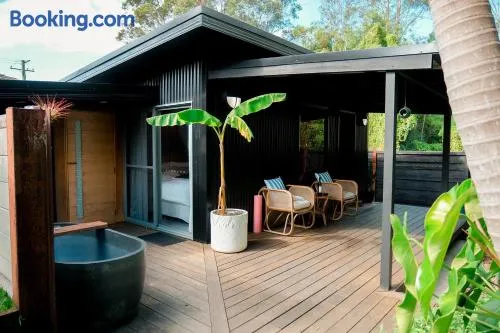 Tiny home, Outdoor bath, Infrared Sauna, Fire pit - Image 1