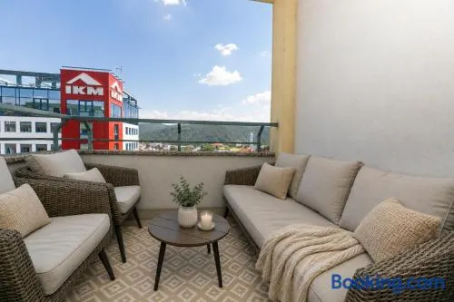 ALURE RESIDENCES 3 & 24h self check-in, parking in the garage in the apartment building included, new building, terrace, green location with a forest park with a lake, children's playground - Image 1