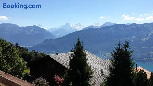 Chalet Hinkelstein in Beatenberg traumhafte Aussicht auf Eiger Mönch & Jungfrau - Image 1