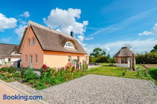 Grande casa totalmente attrezzata con barbecue, giardino e sauna | Vista sul giardino - Image 1