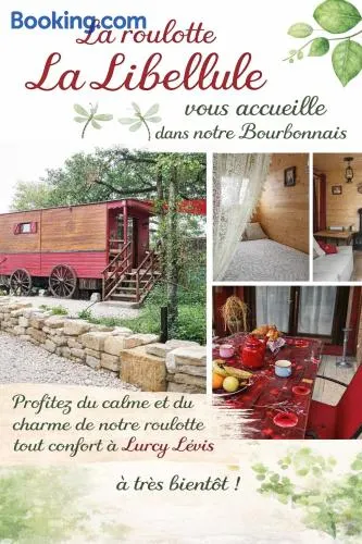 libellule roulotte avec spa privé - Image 1